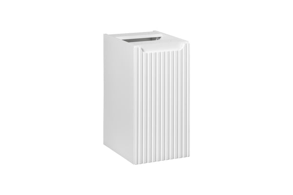 Badezimmer-Hängeschrank Novira Weiß matt 30 × 57 × 39 cm mit 1 Tür