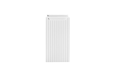 Badezimmer-Hängeschrank Novira Weiß matt 30 × 57 × 39 cm mit 1 Tür – Ansicht 2