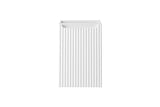 Badezimmer-Hängeschrank Novira Weiß matt 40 × 39 × 57 cm mit Wäschekorb – Ansicht 2