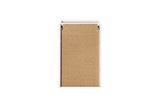 Badezimmer-Hängeschrank Novira Weiß matt 40 × 39 × 57 cm mit Wäschekorb – Ansicht 4