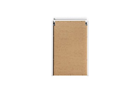 Badezimmer-Hängeschrank Novira Weiß matt 40 × 39 × 57 cm mit Wäschekorb – Ansicht 4