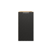 Badezimmer-Hängeschrank Oceana Schwarz matt 30 × 57 × 46 cm mit 1 Tür – Ansicht 2