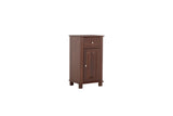 Badezimmer-Hängeschrank Retrano Braun 46 × 83 × 36 cm mit 1 Tür und 1 Schublade – Ansicht 2