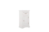 Badezimmer-Hängeschrank Romanza Weiß 45 × 85 × 30 cm mit 1 Tür und 1 Schublade – Ansicht 2