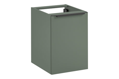 Badezimmer-Hängeschrank Sombrela Schilfgrün 40 × 57 × 46 cm mit Wäschekorb