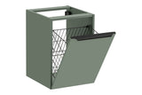 Badezimmer-Hängeschrank Sombrela Schilfgrün 40 × 57 × 46 cm mit Wäschekorb – Ansicht 4