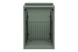 Badezimmer-Hängeschrank Sombrela Schilfgrün 40 × 57 × 46 cm mit Wäschekorb – Ansicht 5