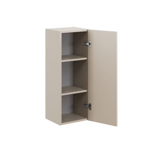 Badezimmer-Halbhochschrank Dalvira Kaschmir matt 30 × 80 × 26,6 cm mit 1 Tür – Ansicht 3