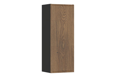Badezimmer-Halbhochschrank Talvera Casella Eiche 30 × 80 × 18,5 cm mit 1 Tür