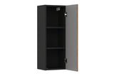 Badezimmer-Halbhochschrank Talvera Casella Eiche 30 × 80 × 18,5 cm mit 1 Tür – Ansicht 3