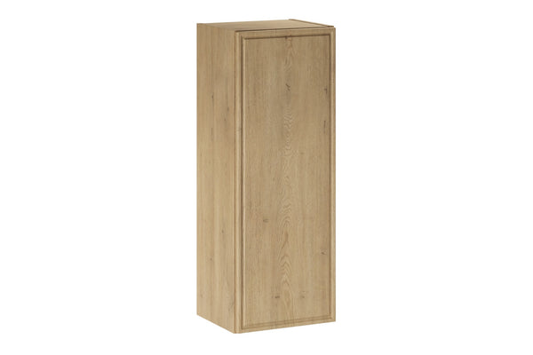 Badezimmer-Halbhochschrank Terrana Cremona Eiche 30 × 80 × 18,5 cm mit 1 Tür