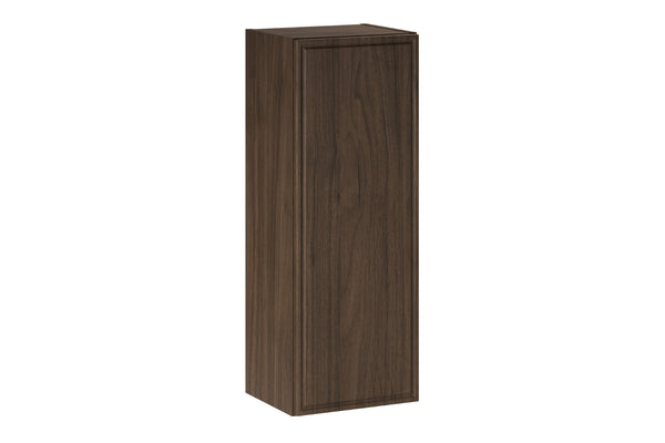 Badezimmer-Halbhochschrank Terrana Walnuss Villa 30 × 80 × 18,5 cm mit 1 Tür