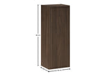 Badezimmer-Halbhochschrank Terrana Walnuss Villa 30 × 80 × 18,5 cm mit 1 Tür – Ansicht 8
