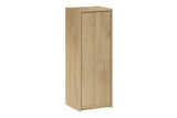 Badezimmer-Halbhochschrank Violetta Cremona Eiche 30 × 80 × 26 cm mit 1 Tür