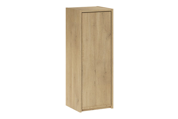 Badezimmer-Halbhochschrank Violetta Cremona Eiche 30 × 80 × 26 cm mit 1 Tür