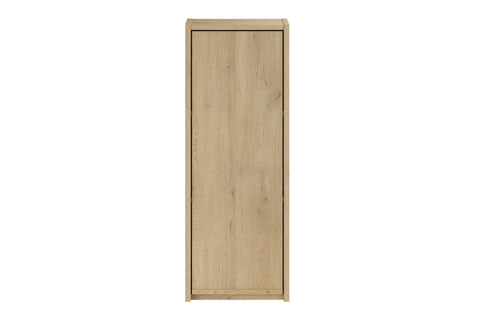 Badezimmer-Halbhochschrank Violetta Cremona Eiche 30 × 80 × 26 cm mit 1 Tür – Ansicht 2