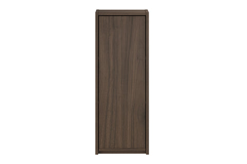 Badezimmer-Halbhochschrank Violetta Walnuss Villa 30 × 80 × 26 cm mit 1 Tür – Ansicht 2