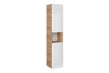 Badezimmer-Hochschrank Amaris Weiß Hochglanz 35 × 170 × 32 cm mit 2 Türen