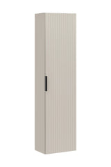 Badezimmer-Hochschrank Ardena Kaschmir matt 35 × 140 × 25 cm mit 1 Tür