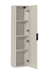 Badezimmer-Hochschrank Ardena Kaschmir matt 35 × 140 × 25 cm mit 1 Tür – Ansicht 3