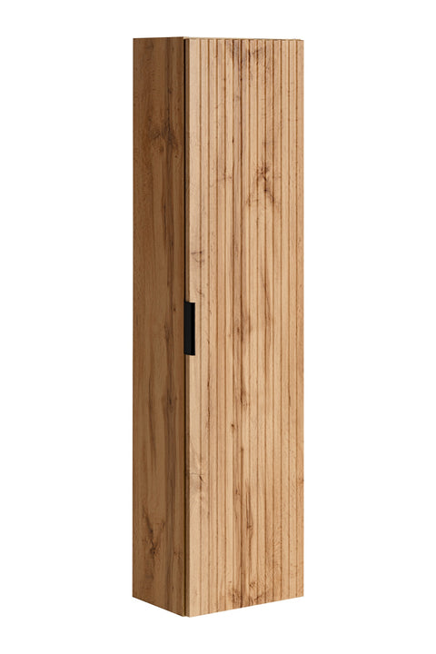 Badezimmer-Hochschrank Ardena Wotan Eiche 35 × 140 × 25 cm mit 1 Tür – Ansicht 6