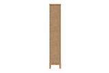 Badezimmer-Hochschrank Balvina Kaschmir matt 35 × 187 × 33 cm mit 2 Türen und 1 Schublade – Ansicht 4