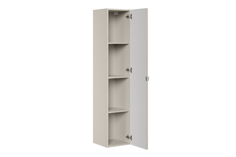 Badezimmer-Hochschrank Bellisa Kaschmir matt 35 × 140 × 25 cm mit 1 Tür – Ansicht 3