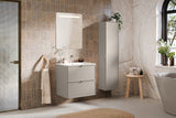 Badezimmer-Hochschrank Bellisa Kaschmir matt 35 × 140 × 25 cm mit 1 Tür – Ansicht 5
