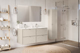 Badezimmer-Hochschrank Bellisa Kaschmir matt 35 × 140 × 25 cm mit 1 Tür – Ansicht 6
