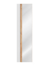 Badezimmer-Hochschrank Caprena Weiß Hochglanz 45 × 170 × 33 cm mit 1 Tür – Ansicht 2