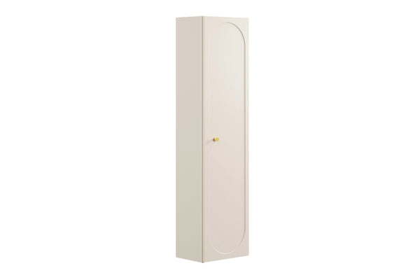Badezimmer-Hochschrank Donessa Sand 35 × 140 × 25,2 cm mit 1 Tür