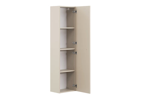 Badezimmer-Hochschrank Donessa Sand 35 × 140 × 25,2 cm mit 1 Tür – Ansicht 3
