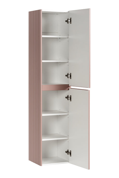 Badezimmer-Hochschrank Ikona Altrosa 35 × 160 × 33 cm mit 2 Türen – Ansicht 3