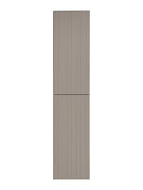 Badezimmer-Hochschrank Ikona Kaschmir matt 35 × 160 × 33 cm mit 2 Türen