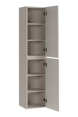 Badezimmer-Hochschrank Ikona Kaschmir matt 35 × 160 × 33 cm mit 2 Türen – Ansicht 2