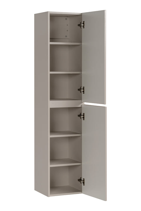 Badezimmer-Hochschrank Ikona Kaschmir matt 35 × 160 × 33 cm mit 2 Türen – Ansicht 2
