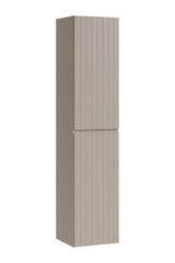 Badezimmer-Hochschrank Ikona Kaschmir matt 35 × 160 × 33 cm mit 2 Türen – Ansicht 3