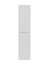 Badezimmer-Hochschrank Ikona Weiß 35 × 160 × 33 cm mit 2 Türen