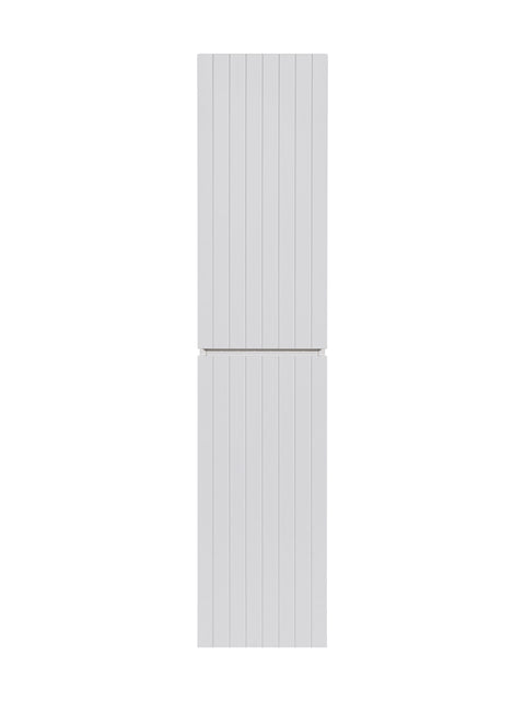 Badezimmer-Hochschrank Ikona Weiß 35 × 160 × 33 cm mit 2 Türen