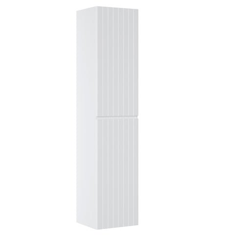Badezimmer-Hochschrank Ikona Weiß 35 × 160 × 33 cm mit 2 Türen – Ansicht 3