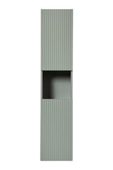Badezimmer-Hochschrank Linora Schilfgrün 30 × 140 × 25 cm mit 2 Türen – Ansicht 2