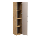 Badezimmer-Hochschrank Luxera Beige 35 × 170 × 33 cm mit 1 Tür – Ansicht 3