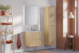 Badezimmer-Hochschrank Nordisa Cremona Eiche 35 × 170 × 33,5 cm mit 2 Türen – Ansicht 6