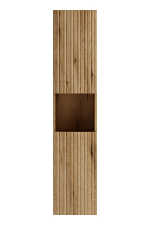 Badezimmer-Hochschrank Novira Coast Evoke Eiche 30 × 140 × 25 cm mit 2 Türen – Coast Evoke Eiche – Ansicht 2
