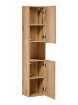 Badezimmer-Hochschrank Novira Coast Evoke Eiche 30 × 140 × 25 cm mit 2 Türen – Not applicable – Ansicht 3