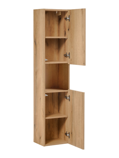 Badezimmer-Hochschrank Novira Coast Evoke Eiche 30 × 140 × 25 cm mit 2 Türen – Not applicable – Ansicht 3