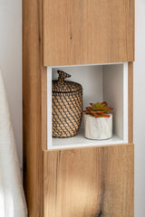 Badezimmer-Hochschrank Novira Coast Evoke Eiche 30 × 140 × 25 cm mit 2 Türen – Not applicable – Ansicht 6