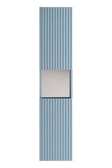 Badezimmer-Hochschrank Novira Denimblau 30 × 140 × 25 cm mit 2 Türen – Ansicht 2