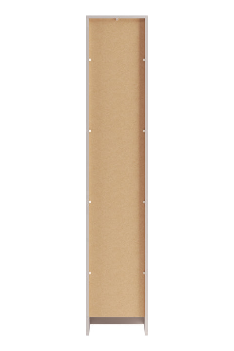 Badezimmer-Hochschrank Novira Kaschmir matt 35 × 180,5 × 39 cm mit 1 Tür, mit Wäschekorb – Ansicht 4