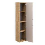 Badezimmer-Hochschrank Oceana Beige 35 × 170 × 33 cm mit 1 Tür – Ansicht 3